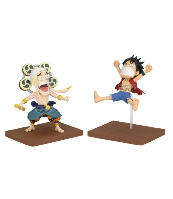 ONE PIECE - WCF Log Stories Monkey D Luffy & Enel 7cm ONE PIECE - WCF Log Stories Monkey D Luffy & Enel 7cm