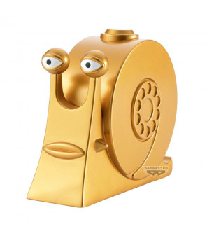 ONE PIECE - Sofvimates Golden Den Den Mushi 9cm