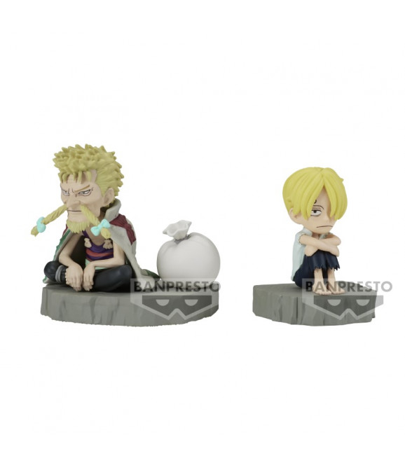 ONE PIECE - WCF Log Stories Sanji & Zeff 6cm