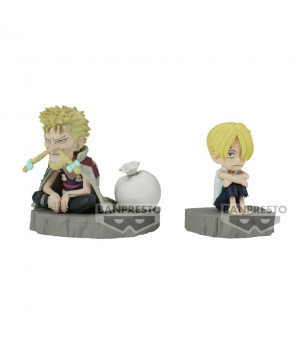 ONE PIECE - WCF Log Stories Sanji & Zeff 6cm