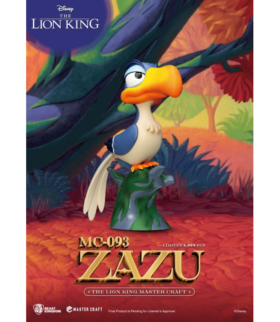 DISNEY - Statuette Master Craft Le Roi Lion Zazu 20 cm
