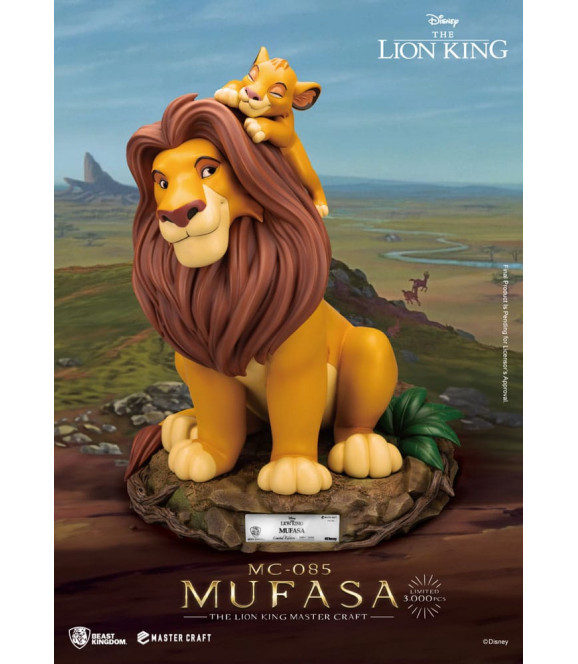 DISNEY - Statuette Master Craft Le Roi Lion Mufasa 36 cm DISNEY - Statuette Master Craft Le Roi Lion Mufasa 36 cm