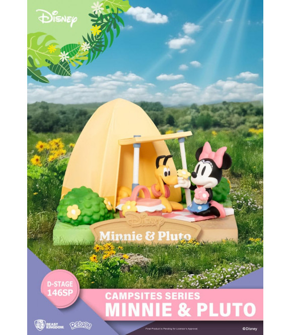 DISNEY - Diorama PVC D-Stage Campsite Series Minnie & Pluto Special Edition 10 cm DISNEY - Diorama PVC D-Stage Campsite Series Minnie & Pluto Special Edition 10 cm