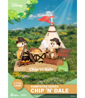DISNEY - Diorama PVC D-Stage Campsite Series Chip & Dale Special Edition 10 cm