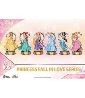 DISNEY - Assortiment statuettes Mini Diorama Stage Princess Fall In Love Series 12 cm (6)