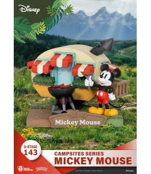 DISNEY - Diorama PVC D-Stage Campsite Series Mickey Mouse 10 cm