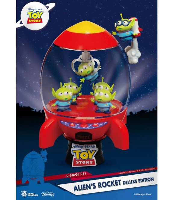 DISNEY - Diorama PVC D-Stage Alien's Rocket Deluxe Edition 15 cm