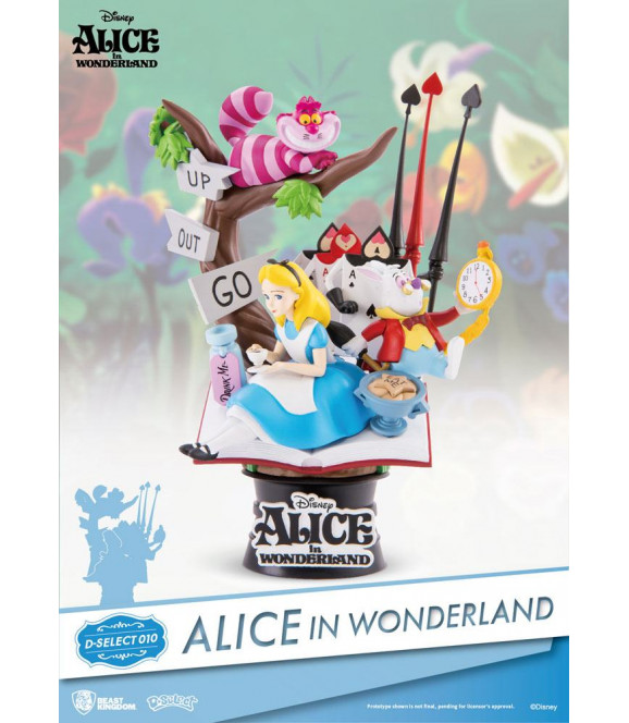 DISNEY - Alice au pays des merveilles diorama PVC D-Select 15 cm DISNEY - Alice au pays des merveilles diorama PVC D-Select 15 cm