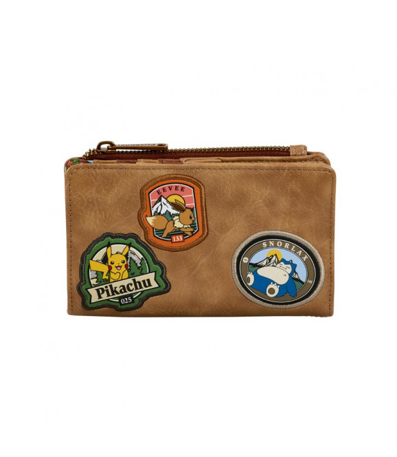POKEMON - Loungefly Portefeuille Camper Patch POKEMON - Loungefly Portefeuille Camper Patch