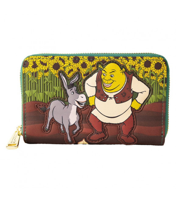 DREAMWORKS - Loungefly Porte-monnaie Shrek & Donkey Sunflower Field