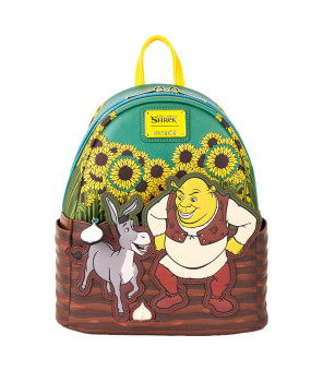 DREAMWORKS - Loungefly Mini sac à dos Shrek & Donkey Sunflower Field