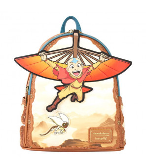 NICKELODEON - Loungefly Mini sac à dos Avatar: The Last Airbender Aang Glider Staff
