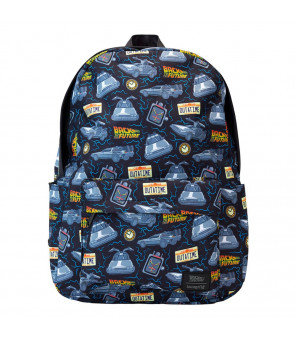 UNIVERSAL - Loungefly sac à dos Nylon Full-Size Back to the Future 40th Anniversary