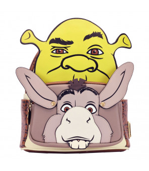 DREAMWORKS - Loungefly Mini sac à dos Shrek & Donkey Cosplay