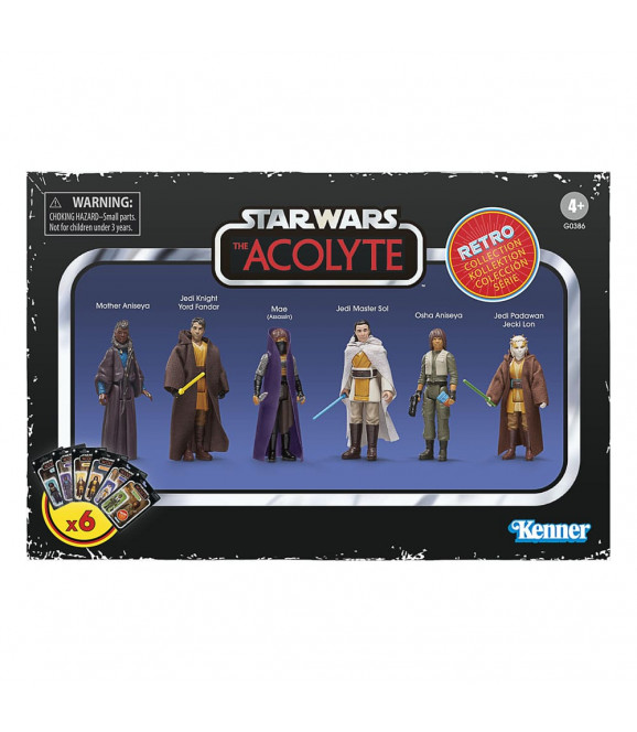 STAR WARS - Acolyte Retro Collection pack 6 figurines 10 cm STAR WARS - Acolyte Retro Collection pack 6 figurines 10 cm