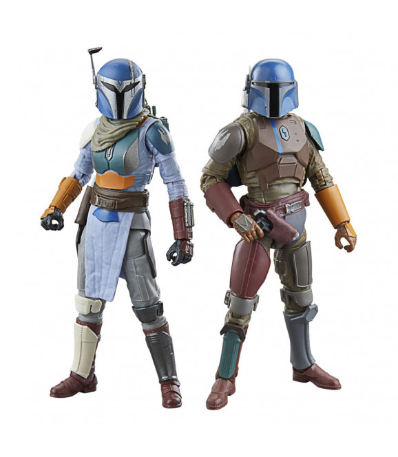 STAR WARS - The Mandalorian Black Series pack 2 figurines Mandalorian Shriek-Hawk Trainers 15 cm STAR WARS - The Mandalorian Black Series pack 2 figurines Mandalorian Shriek-Hawk Trainers 15 cm