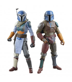 STAR WARS - The Mandalorian Black Series pack 2 figurines Mandalorian Shriek-Hawk Trainers 15 cm