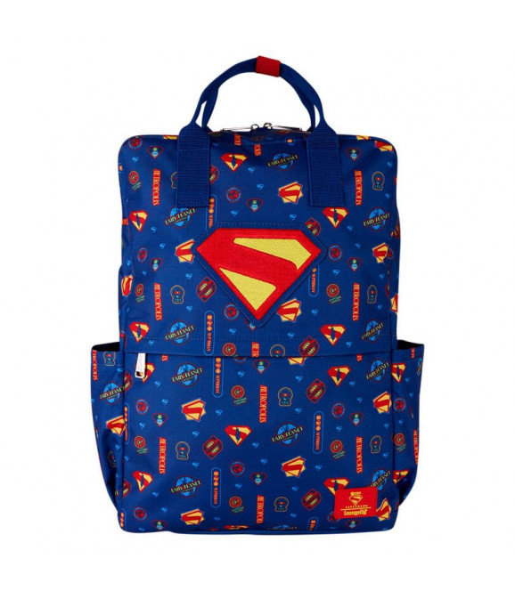 DC COMICS - Loungefly sac à dos Nylon Full-Size Superman DC COMICS - Loungefly sac à dos Nylon Full-Size Superman