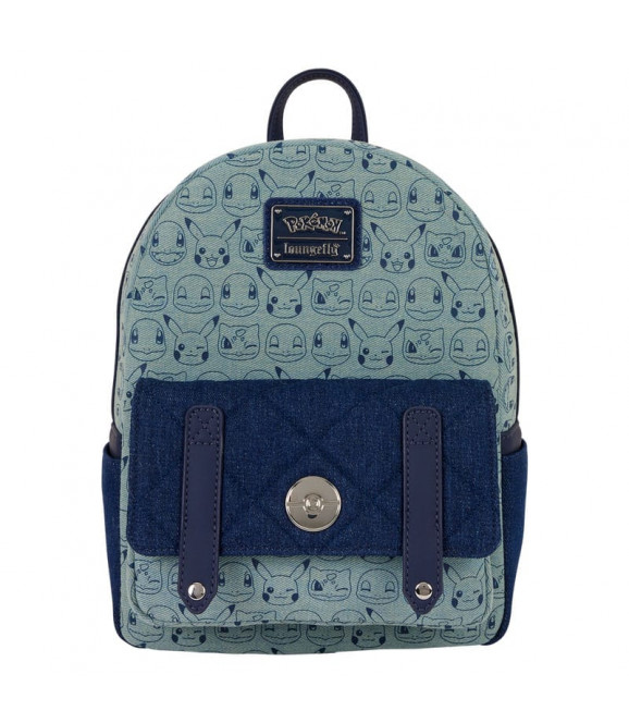 POKEMON - Loungefly sac à dos Mini Faux Denim