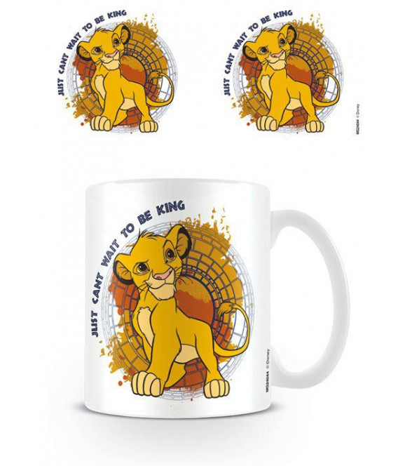 DISNEY - Le Roi lion mug Cant Wait To Be King