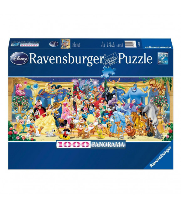 DISNEY - Puzzle Panorama Photo de groupe (1000 pièces) DISNEY - Puzzle Panorama Photo de groupe (1000 pièces)