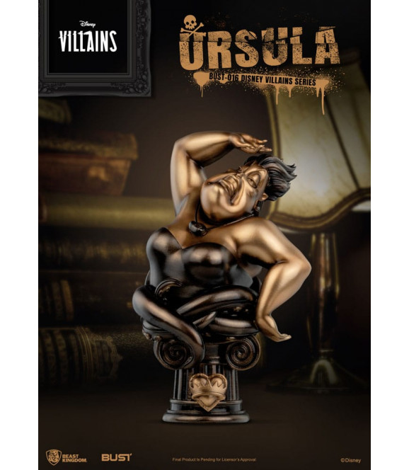 DISNEY - Villains Series buste PVC Ursula 16 cm DISNEY - Villains Series buste PVC Ursula 16 cm