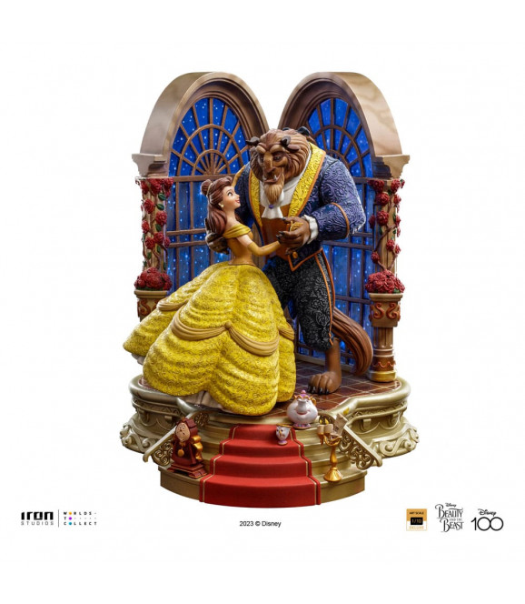 DISNEY - statuette Art Scale Deluxe 1/10 Beauty and the Beast 29 cm