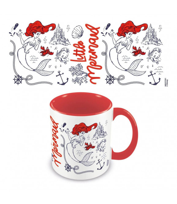 DISNEY - Mug Little Mermaid Red