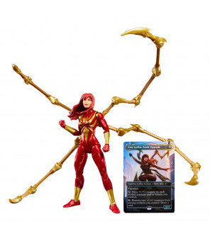 MARVEL - Legends Magic: The Gathering figurine Mary Jane Watson (Iron Spider) (avec carte premium exclusive) 15 cm