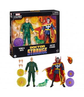 MARVEL - Doctor Strange Marvel Legends pack 3 figurine Doctor Strange, Wong & Bats 15 cm