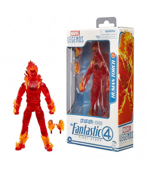 MARVEL - Les Quatre Fantastiques : Premiers pas Marvel Legends figurine Human Torch 15 cm