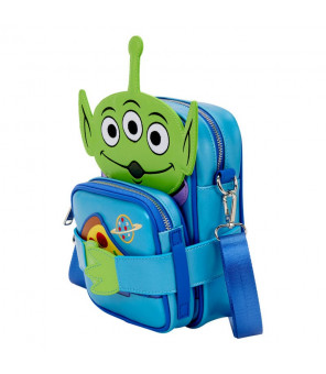 DISNEY -  Loungefly sac à bandoulière Toy Story 30th Anniversary Aliens Crossbuddies