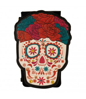 LOUNGEFLY - Loungefly étui pour carte de transport Dia de los Muertos