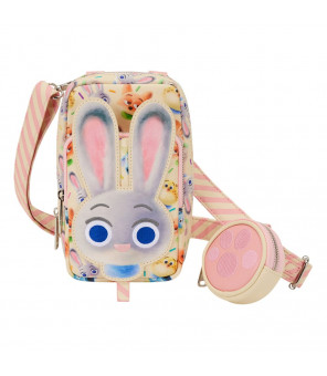 DISNEY - Loungefly sac à bandoulière avec porte-monnaie Zootopia 2 Cell Phone